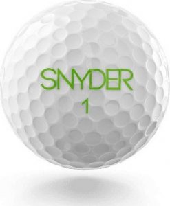 Snyder morele Piłki golfowe SNYDER SNY PRO (białe, zielone napisy) 2