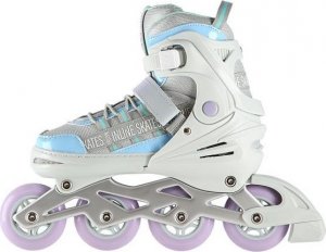 Rolki Nils Extreme NA1186 rekreacyjne regulowane białe r. 39-42 4