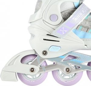 Rolki Nils Extreme NA1186 rekreacyjne regulowane białe r. 39-42 5