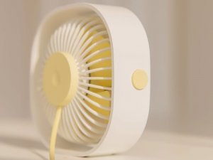 Wentylator USB Przenośny wiatrak Alogy Natural wind 24 wentylator na biurko USB Biały 5