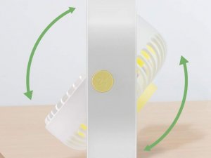 Wentylator USB Przenośny wiatrak Alogy Natural wind 24 wentylator na biurko USB Biały 6