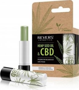 Revers REVERS Hemp Seed Oil&CBD Pielęgnacyjny Balsam do ust z olejem konopnym 4g 1