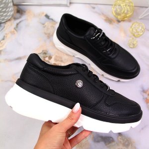 Vinceza Buty sportowe damskie na platformie czarne Vinceza 40 1