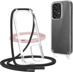 Tech-Protect TECH-PROTECT FLEXAIR CHAIN GALAXY A53 5G BLACK & PINK  uniwersalny 1