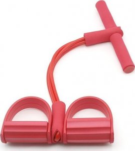 OEM Ekspander fitness na nogi do ćwiczeń mięśni nóg, brzucha, ud  czerwony 7