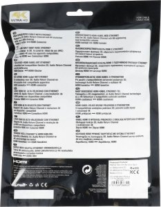 Kabel Techonic HDMI - HDMI 5m czarny (5903396086809) 4