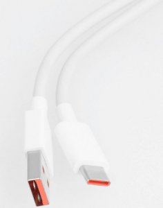 Kabel USB Techonic USB-A - USB-C 1 m Biały (5903396133022) 2