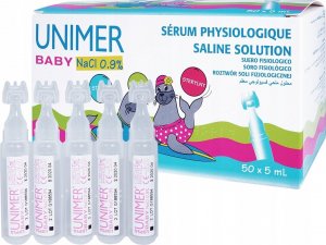 Sól fizjologiczna UNIMER NaCl 0,9% 50 x 5 ml 1