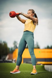 Kettlebell Odważnik THORN FIT Kettlebell gumowany 24 kg odważnik 3