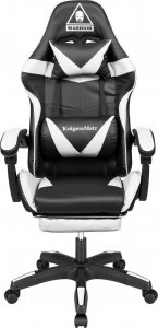 Fotel Kruger&Matz Warrior GX-150 czarno-biały (KM0790-BW) 3