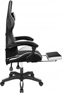 Fotel Kruger&Matz Warrior GX-150 czarno-biały (KM0790-BW) 6