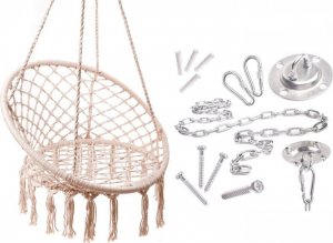 Mocowanie sufitowe hamaka huśtkawki hak łancuch 200kg 4