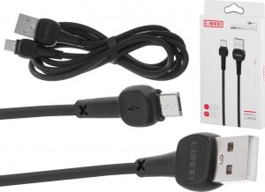 Kabel USB L-Brno USB-A - microUSB Czarny (KX5327_1) 1