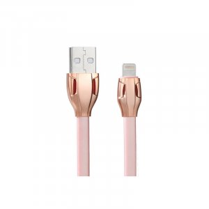 Kabel USB Remax USB-A - Lightning 1 m Różowy (KABAV0105) 1