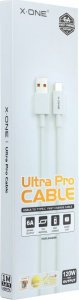 Kabel USB X-One USB-A - USB-C Biały (5903396159381) 2