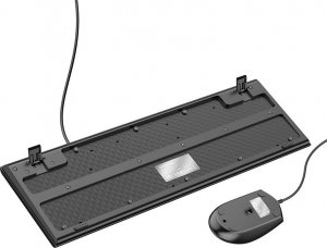 Borofone Zestaw klawiatura + mysz komputerowa BG6 Business przewodowe czarny 5