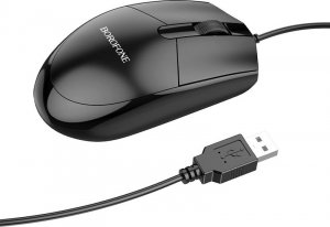 Borofone Zestaw klawiatura + mysz komputerowa BG6 Business przewodowe czarny 6