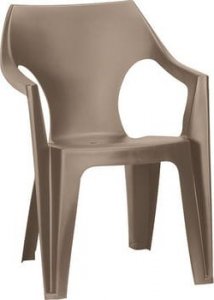 Krzesło ogrodowe Dante Lowback cappuccino  [0|0] 1