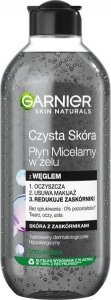 GARNIER_Skin Naturals pĹyn micelarny w Ĺźelu z wÄglem 400ml 1
