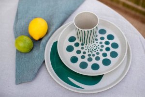 Koziol Kubek Connect 190ml 4szt. Monstera 1454700 2