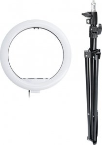 Lampa pierścieniowa Techonic  LED Ring Stream pierścieniowa 13 cali z uchwytem na telefon + statyw 7