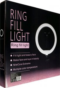 Lampa pierścieniowa Techonic  LED Ring Stream 10 cali z uchwytem na telefon 9