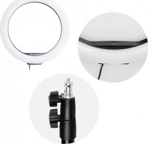 Lampa pierścieniowa Techonic  LED Ring Stream pierścieniowa FULL COLOR 12 cali z uchwytem na telefon + statyw 7