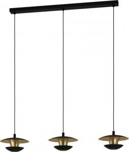 Lampa do paznokci Eglo Nuvano 99663 lampa wisząca zwis 3x4,5W GU10 złota/czarna 1