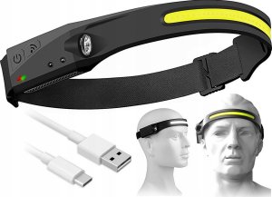 Latarka czołowa Gotel L76H LATARKA CZOŁOWA  LED COB+XPE AKUMU 1