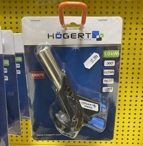 Palnik gazowy, lutownica Hogert HT2C505 2