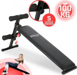 Physionics Ławka treningowa Pochylona, 127 x 32 x 61,5 cm 3