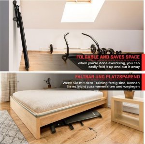 Physionics Ławka treningowa Pochylona, 127 x 32 x 61,5 cm 10