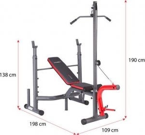 Ławka pod sztangę LS7206 3