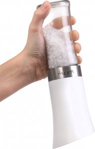 Młynek do przypraw Vialli Design Grawitacyjny młynek do soli i pieprzu elektryczny biały LIVIO 8852 2