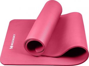Mata treningowa WNSP 181 cm x 63 cm x 1 cm różowa 3