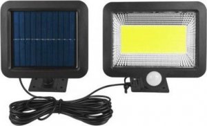 Naświetlacz LTC Lampa LTC COB, 10 W, panel solarny, czujnik ruchu i zmierzchu, akumulator 1800 mAh. 1