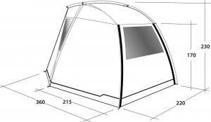 Namiot turystyczny Outwell Namiot do kampera Outwell Woodcrest Uniwersalny 2