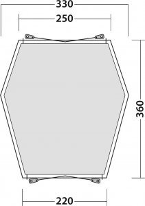 Namiot turystyczny Outwell Namiot do kampera Outwell Woodcrest Uniwersalny 6