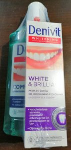 DENIVIT Zestaw  (Pasta Do Zębów - White & Brillia(50 Ml) + Płyn Do Płukania Ust - Complete 7 (500 Ml)) 2