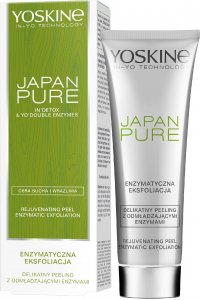 DAX Yoskine Pure Peeling do twarzy Enzymatyczna Eksfoliacja do cery suchej i wrażliwej 75ml 1
