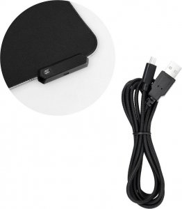 Podkładka Techonic Podkładka pod klawiaturę i mysz dla graczy 800x300x3mm / czarny / LED RGB 10 trybów (gaming) 8