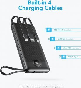 Powerbank Veger C10 10000mAh Czarny 12