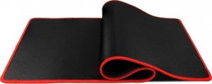 Podkładka Techonic Podkładka pod klawiaturę i mysz dla graczy 900x400x3mm / czarny / obszycie czerwone 3