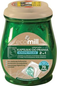 Ecomill kapsułki do prania konopie polskie 70 szt 1