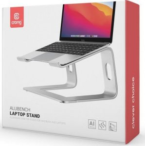 Crong Crong AluBench - Ergonomiczna podstawka pod laptopa z aluminium (grafitowy) 1