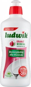 Ludwik Ludwik, Płyn do mycia naczyń, granat+werbena, 450 ml (HIT) 1