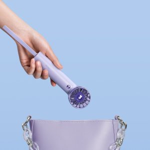 Wentylator Baseus Wiatrak Flyer Turbine power bank 4000mAh z kablem Lightning (ACFX010005) fioletowy 11