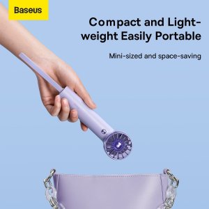 Wentylator Baseus Wiatrak Flyer Turbine power bank 4000mAh z kablem Lightning (ACFX010005) fioletowy 14