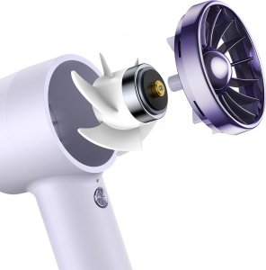 Wentylator Baseus Wiatrak Flyer Turbine power bank 4000mAh z kablem Lightning (ACFX010005) fioletowy 6