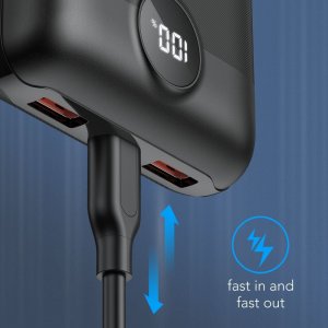 Powerbank Bateria zewnętrzna (POWER BANK) VEGER S20 - 20 000mAh LCD Quick Charge PD22,5W czarny 7